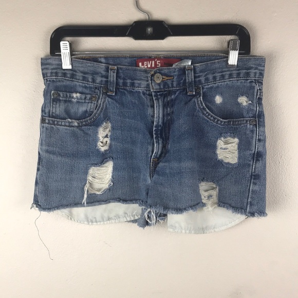 Levi's Pants - Levi’s Daisy Duke Distressed Denim Cut off Shorts